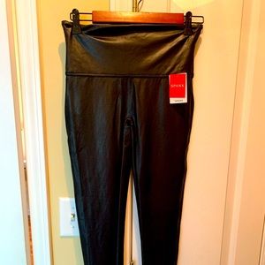 NWT Spanx Faux Leather Leggings